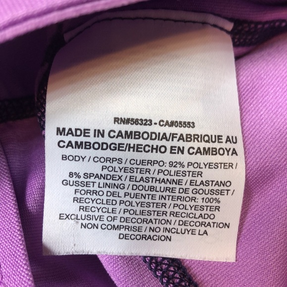 Nike Purple Dri Fit Run Fast Live Fearless Workout Leggings With Back Pocket - Picture 11 of 16